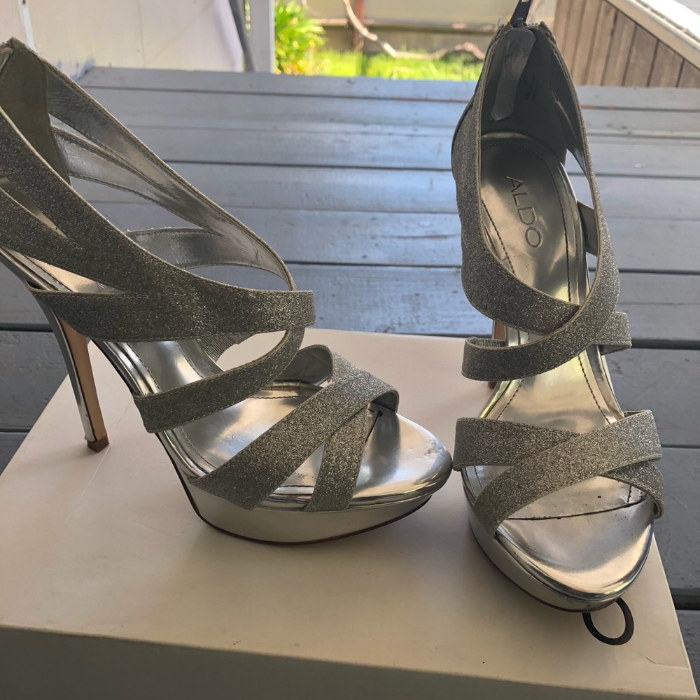 Aldo Silver Heels
